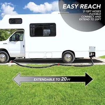 Valterra 20-Foot RV Sewer Hose Kit for Efficient Travel