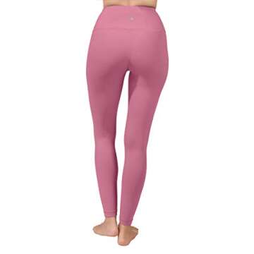 90 Degree By Reflex High Waist Power Flex Tummy Control Leggings - Moonlite Mauve - Large