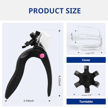 Adjustable AIRSEE Nail Clippers for Excellent Acrylic Care