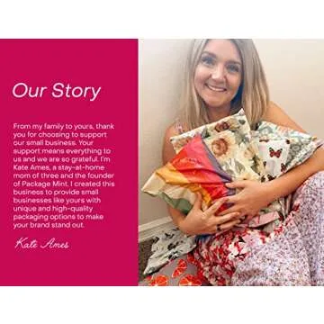 Package Mint Christmas Poly Mailers 10x13 100 Pack | Waterproof & Tear Resistant Mailing Envelopes | Small Business Supplies | Shipping Bags for Clothes | Cute Small Business Bags - Holiday Trees