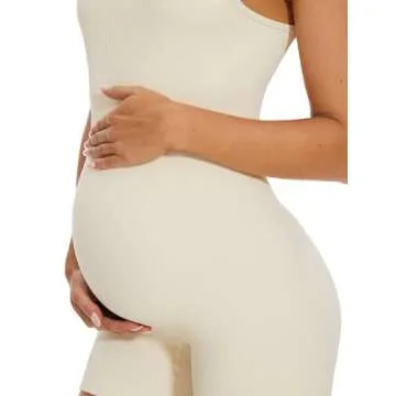 Stylish BDITANLE Maternity Workout Romper for Pregnant Women