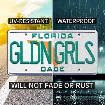 The Golden Girls | Florida | Metal Stamped License Plate