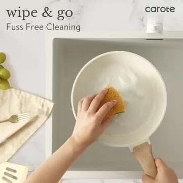 CAROTE 21 Ceramic Cookware Set Non Stick Kitchen Cooking Set