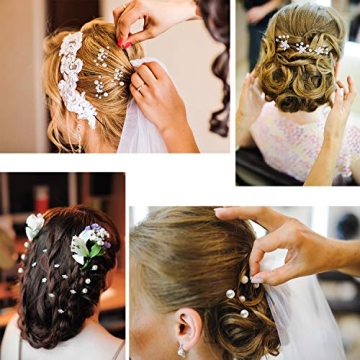 Stunning 44-Piece Wedding Hair Accessories for Brides