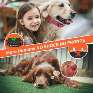 PaiPaitek Vibrating Dog Collar No Shock, Dog Training Collar with Remote 3300ft Range, IPX7 Waterpro...