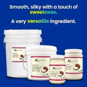 Kevala Organic Coconut Butter – 16 oz – 454g – Coconut Butter Organic Raw – Coconut Butter for Eating - Raw Coconut Butter – Cooking – Coconut Butter Organic