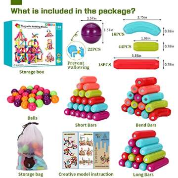 AZEN 100PCS Building Blocks - Durable and Educational Fun