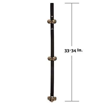 Athenas Pets Dog Bells for Potty Training, Best Dog Bell for Puppy Training, Adjustable Dog Door Bell, Premium Quality Nylon Dog Training Bells for Door for Dog Potty Training, Loud Dog Doorbell