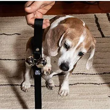 Athenas Pets Dog Bells for Potty Training, Best Dog Bell for Puppy Training, Adjustable Dog Door Bell, Premium Quality Nylon Dog Training Bells for Door for Dog Potty Training, Loud Dog Doorbell