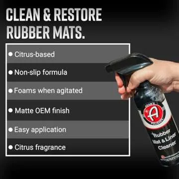 Adam's Polishes Rubber Mat & Liner Cleaner - Deep Cleaning Solution for Vehicle Mats