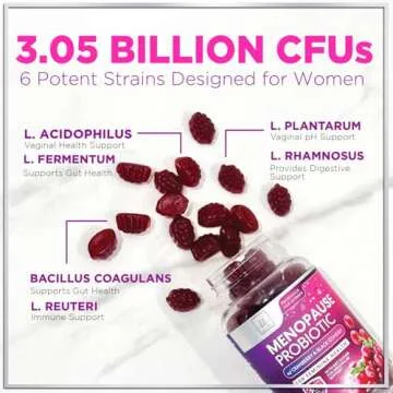 Menopause Support Probiotics Gummies - 3 Billion CFU