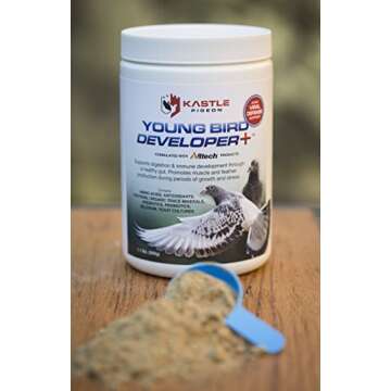Young Bird Developer Plus - Pigeon Probiotics and Supplements for Healthier Birds