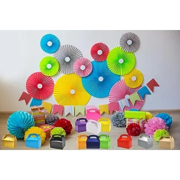 The Dreidel Company Gable Treat Boxes for Colorful Events