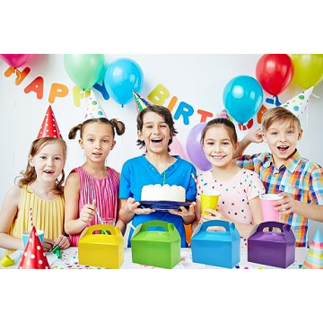 The Dreidel Company Gable Treat Boxes for Colorful Events