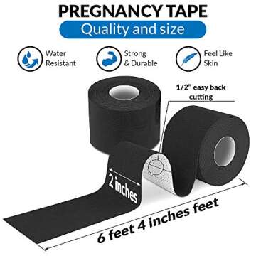 Back & Bump Comfort Pregnancy Tape | Maternity Support Tape
