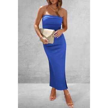 Elegant PRETTYGARDEN Summer Maxi Tube Dress for Women
