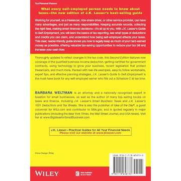 J.K. Lasser's Guide to Self-Employment: Taxes, Strategies, and Money-Saving Tips for Schedule C File...