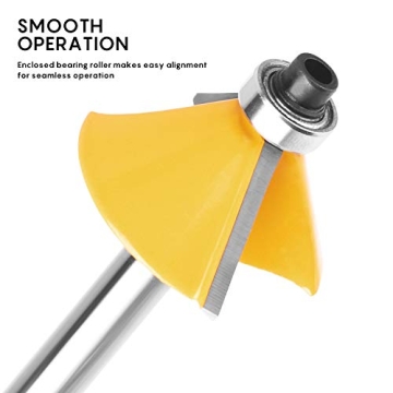 KOWOOD 15-Piece Router Bit Set for Woodworking Beginners