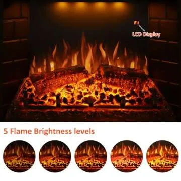 Valuxhome Electric Fireplace Insert for Modern Homes