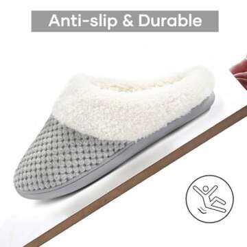 ULTRAIDEAS Cozy Fleece House Slippers for Women