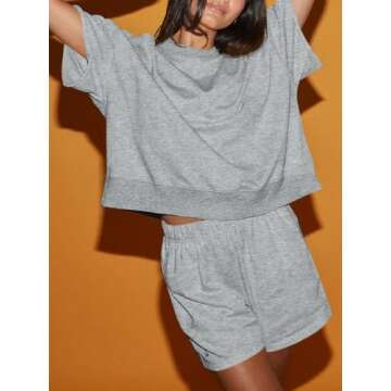 Fisoew Women's Stylish Oversized Tracksuit Set