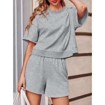 Fisoew Women's Stylish Oversized Tracksuit Set