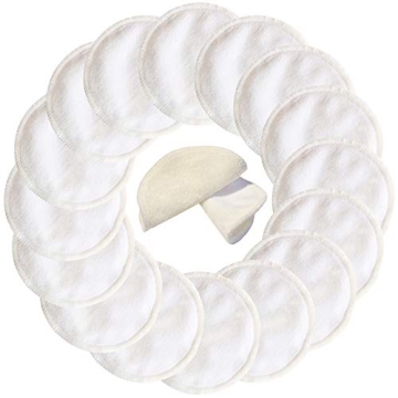 16 Pack Reusable Makeup Remover Pads - Dual-Sided Eco-Friendly Cotton Rounds