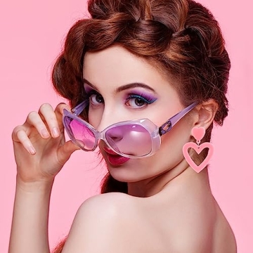 Acrylic Double Heart Earrings for Women Stylish Jewelry Gifts