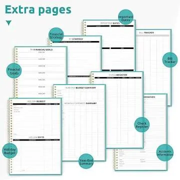 Budget Planner - Monthly Budget Book with Expense Tracker Notebook, Undated Bill Organizer & Finance Planner to Take Control of Your Money, 2024-2025 Account Book to Manage Your Finances-Blue