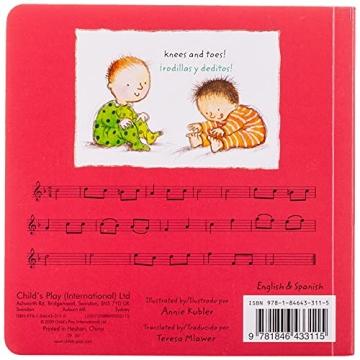 Bilingual Baby Board Book for Spanish and English Learners
