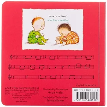 Bilingual Baby Board Book for Spanish and English Learners