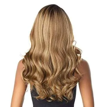 Sensationnel What lace 13x6 Wigs - zelena lacefrontal hand tied glueless synthetic with natural density preplucked hairline (FLAMBOYAGEMOCHA)