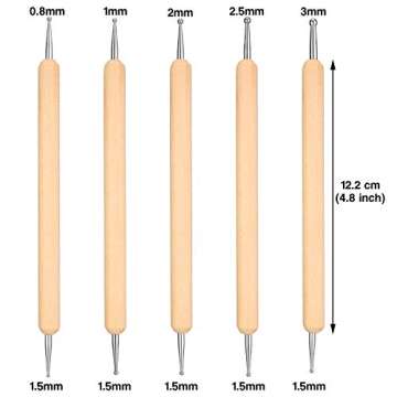 Outus White Carbon Transfer Paper 11.7 x 8.3 Inch Tracing Carbon Graphite Copy Paper with Embossing Stylus Tracing Stylus Dotting Tools for Cloth Fabric Wood (105 Pieces)