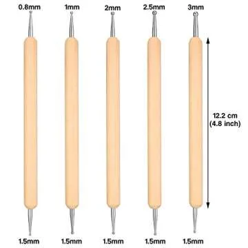 Outus White Carbon Transfer Paper 11.7 x 8.3 Inch Tracing Carbon Graphite Copy Paper with Embossing Stylus Tracing Stylus Dotting Tools for Cloth Fabric Wood (105 Pieces)