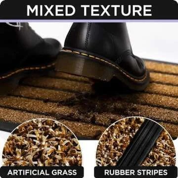 ubdyo Extra Durable Door Mat for Clean and Stylish Entryways