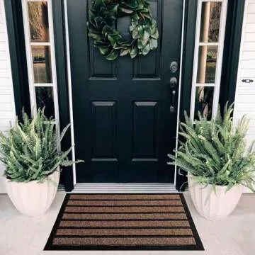 ubdyo Extra Durable Door Mat for Clean and Stylish Entryways