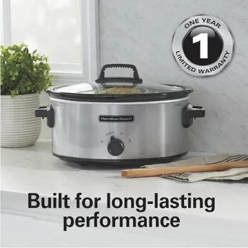 Hamilton Beach 6-Quart Slow Cooker with Stoneware