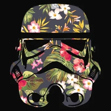 Men's Star Wars Tropical Stormtrooper Tank Top - Black