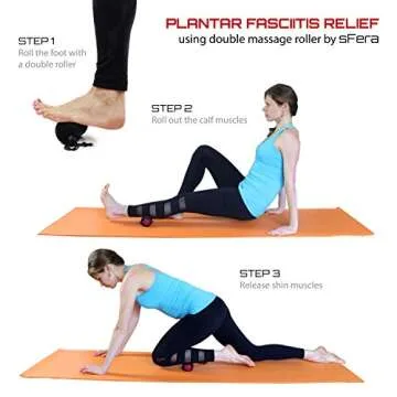 sFera Yoga Massage Balls, Trigger Point, Deep Tissue and Myofascial Therapy. 2 (2.5 inch) Firm Balls w/mesh Bag, (RLZ2 MED - Red)