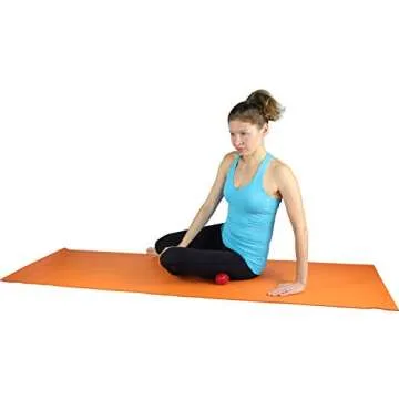 sFera Yoga Massage Balls, Trigger Point, Deep Tissue and Myofascial Therapy. 2 (2.5 inch) Firm Balls w/mesh Bag, (RLZ2 MED - Red)