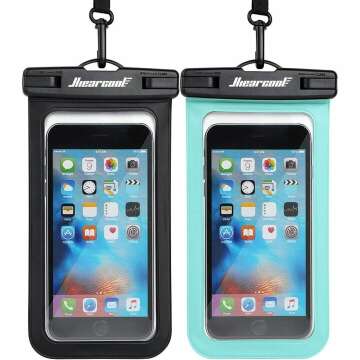 Hiearcool Waterproof Phone Pouch – Universal Dry Bag for Vacation
