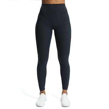 Aoxjox High Waisted Workout Leggings for Women Tummy Control Buttery Soft Yoga Metamorph Deep V Pant...