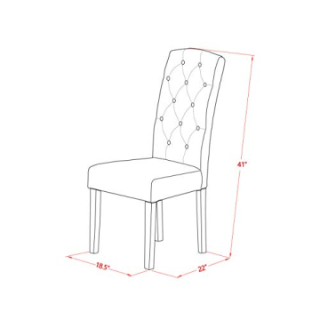 East West 5 Piece Dining Set with Butterfly Leaf