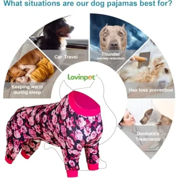 LovinPet Dog Surgical Pajamas for Recovery & Comfort