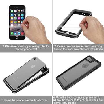 OUNNE Waterproof Case: Shockproof & Snowproof