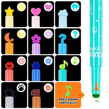 NiArt 11-Pack Cute Candy Color Highlighters for Fun Crafting