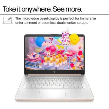 HP 14 Ultrabook for Students with Microsoft 365 and 1.6TB Storage