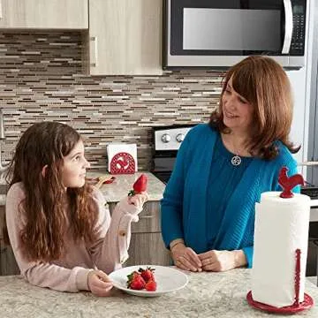 Stylish Rooster Paper Towels Holder for Farmhouse Kitchens