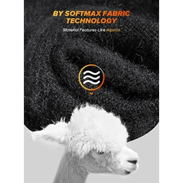 TRENDOUX Winter Touchscreen Gloves for Men and Women - Black M