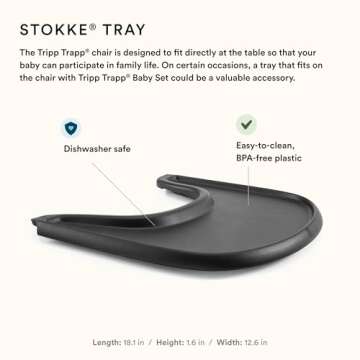 Stokke Tripp Trapp High Chair 2 with Mickey Cushion & Tray